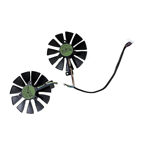 Rakstore T129215SH FDC10U12S9-C 87mm Graphics Card Cooling Fan Replacement for ASUS RTX 2080 Ti Dual Quiet Cooler Fan