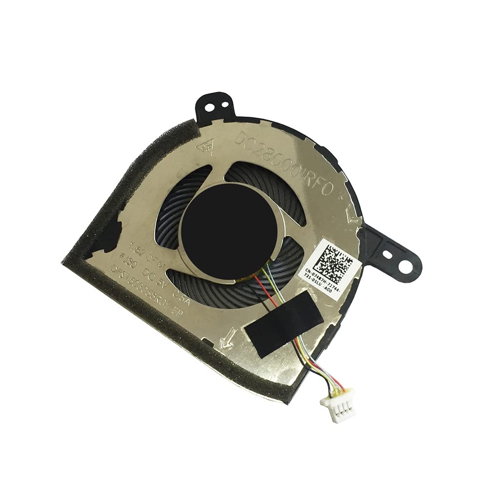 New CPU Cooling Fan Intended for Dell Latitude 5285 2-in-1/ Latitude 5290 2-in-1 Series Laptop EG50040S1-C970-S9A 07487H 0HFV18 (Note: It is not fit