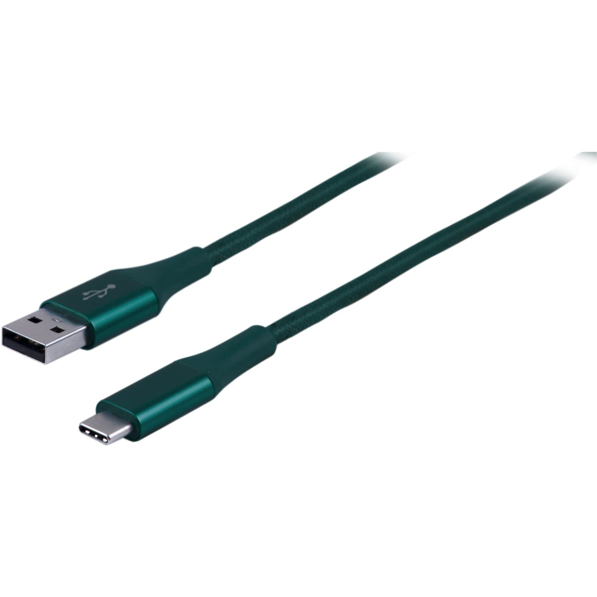 ATIVA® USB Type-C To USB Type-A Cable, 6', Emerald, 45398