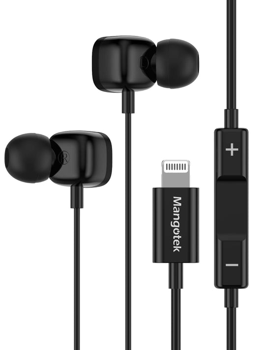 Headphones Wired with Lightning Connector, Wired Earbuds for iPhone, Apple MFi Certified Earphones with Microphone & Volume Contro, Compatible…