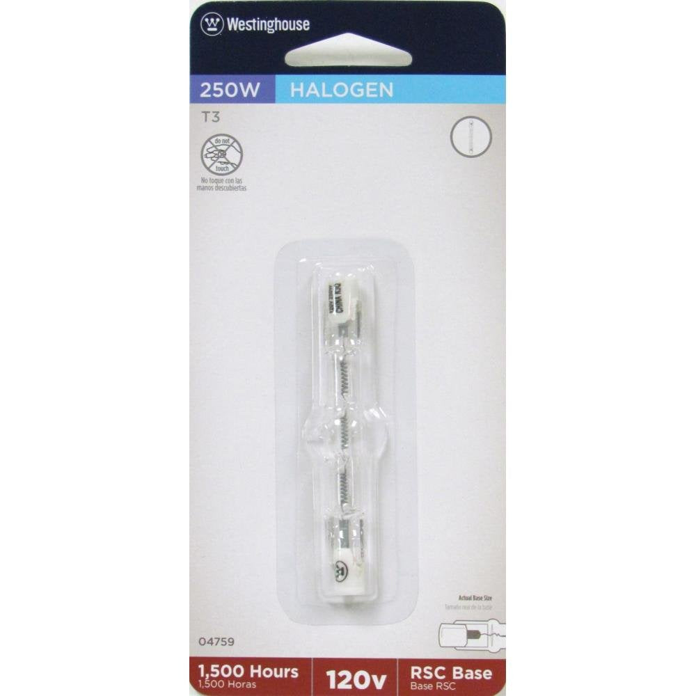 Westinghouse Lighting 04759 3-1/16-Inch 250-watt Halogen Bulb