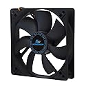 Kingwin 120mm Silent Fan for PC Cases, CPU Coolers, Mining Rigs - Quiet Computer Cooling Fan with Long Life Sleeve Bearing, High Airflow Ventilation