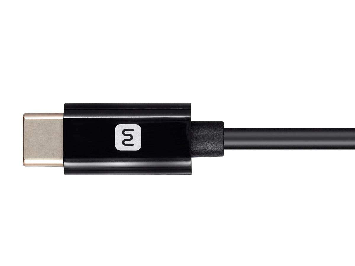 Monoprice Lightning to USB-C Charging Cable - Apple MFi Certified, 1.5 Feet, Black - Essential Series