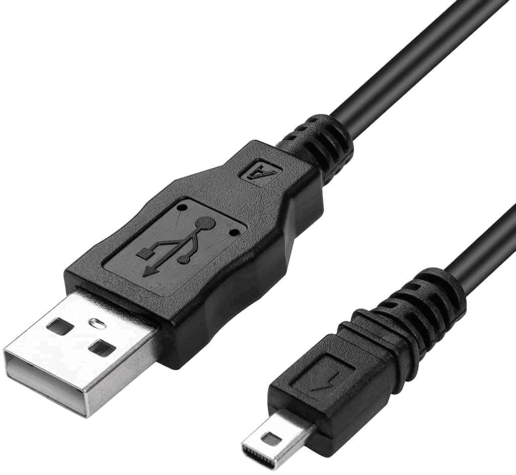 UC-E6 USB Cable Photo Transfer Cord Charger Cord Compatible with Nikon D3200 D3300 D750 D5300 D7200 D3200 S3700 S6500 S3500 S6600 S6800 S9200 P500