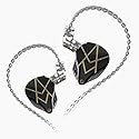 KZ ASX in-Ear Monitors, 10 Balanced Armatures Units per Side Customized HiFi IEM Wired Earphones/Earbuds/Headphones with Detachable Cable 2Pin…