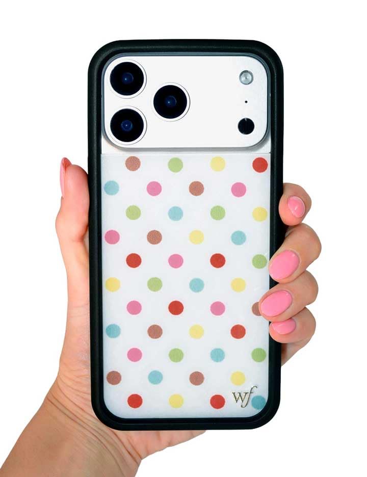 Wildflower Cases - Compatible with iPhone 17 | Protective Black Bumper, 6.5ft Drop Test Certified, Women Owned Small Business | New Year Aesthetic