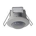 Clearhill PIR Motion Sensor, Ceiling Mount, Embedded Infrared Motion Detector, Embedded Occupancy Sensor, 360° Detection, 110V-240V, Adjustable Timer