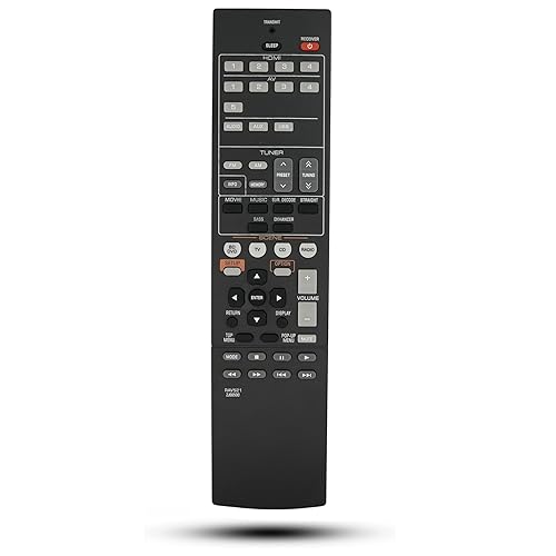 RAV521 ZJ66500 Audio Receiver Replacement Remote Control for Yamaha HTR-3067, RX-V377, YHT-4910U RX-V377BL MT-7955