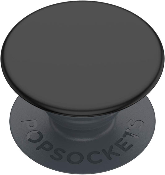 PopSockets Phone Grip with Expanding Kickstand, Adhesive Grip - Black