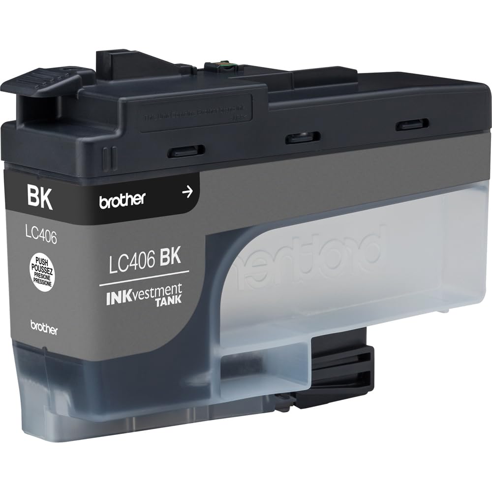 Brother Genuine LC406BK Black & LC4063PK Color 3-Pack (CMY) Ink Cartridges for MFC-J4335DW, MFC-J4345DW XL, MFC-J4535DW, MFC-J5855DW, MFC-J5955DW