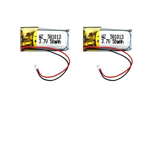 RAEWSTCO 2PCS Octelect Lithium Polymer Battery 3.7v 581013