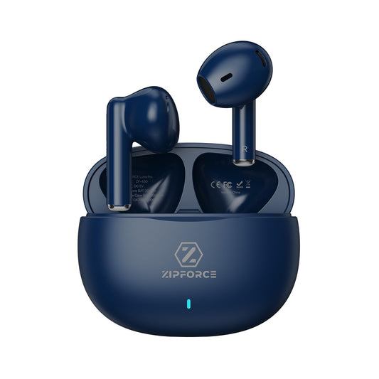 ZIPFORCE True Wireless Earbuds, in-Ear Bluetooth 5.3 Headphones 4-Mics ENC Clear Call, Bluetooth Earbuds Touch Control 30 Playtime, IPX6 Waterproof…