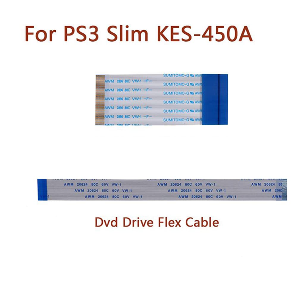 5pcs Replacement Laser Lens Ribbon Cable for Playstation3 PS3 Slim KEM-450AAA KES-450A 450A Drive Cable Connector (LensCable)