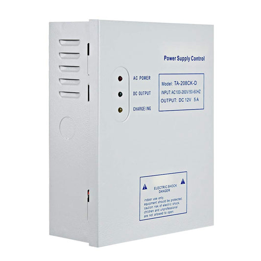 Power Supply Box, 110 to 240VAC to 12VDC Door Access Control System Switching Power Supply Box Security System UPS Variable Frequency Power Supply Box