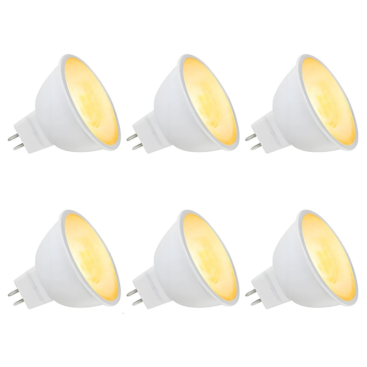 Makergroup MR16 LED Bulb, Outdoor Landscape MR16 Light Bulbs, 3W Gu5.3 Bi-pin Base 12V Low Voltage LED Spotlights Warm White 2700K-3000K for Landscape