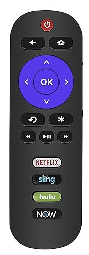 Universal Remote Control Compatible with All TCL Roku TV Remote (NO Setup Required)