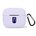 Claiol Premium Silicone Case for TAGRY X08 Wireless Earbuds with Carabiner. (Lavender)