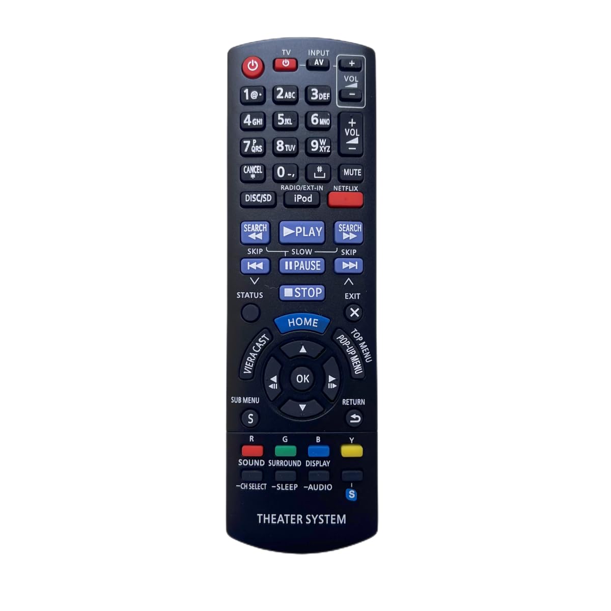 Remote Control for Panasonic SA-BTT196 SA-BTT490 SCBTT262 SCBTT270 SA-BTT300 SA-BTT775 SC-BTT262 SC-BTT270 Home Theater System