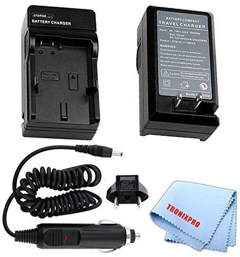 Battery Charger for Canon BP-110 Battery for Canon VIXIA HF R20, VIXIA HF R20 Red, VIXIA HF R20 Silver, R200, R21, R28, R27, R26, R206, R205 & More +