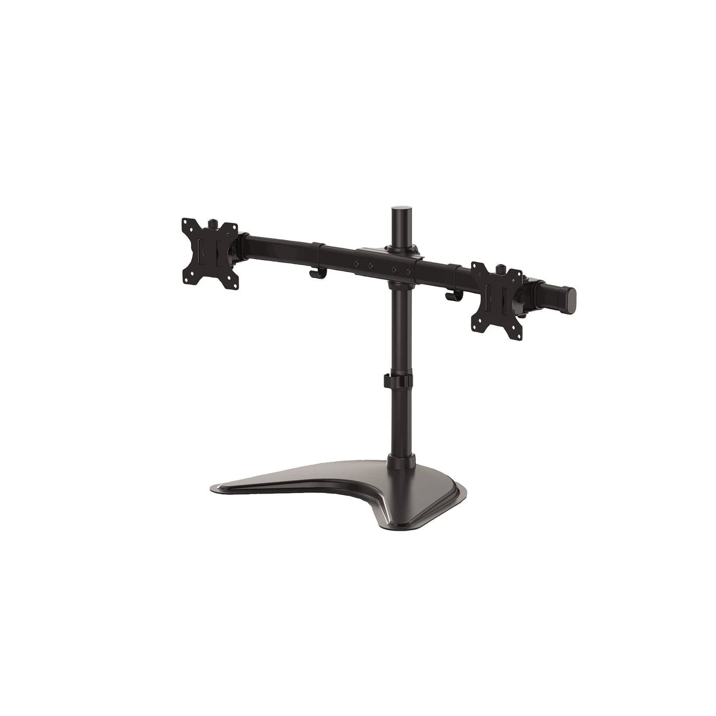 Fellowes 8043701 Professional Series Free Standing Computer Monitor Stand for 2 Monitors with Horizontal Monitor Arms, 27 Inch Monitor Capacity