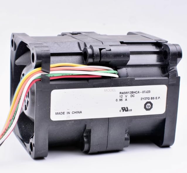 R40W12BHCA-07J23 DC 12V 0.95A 40x40x56mm 4cm Server Cooling Fan