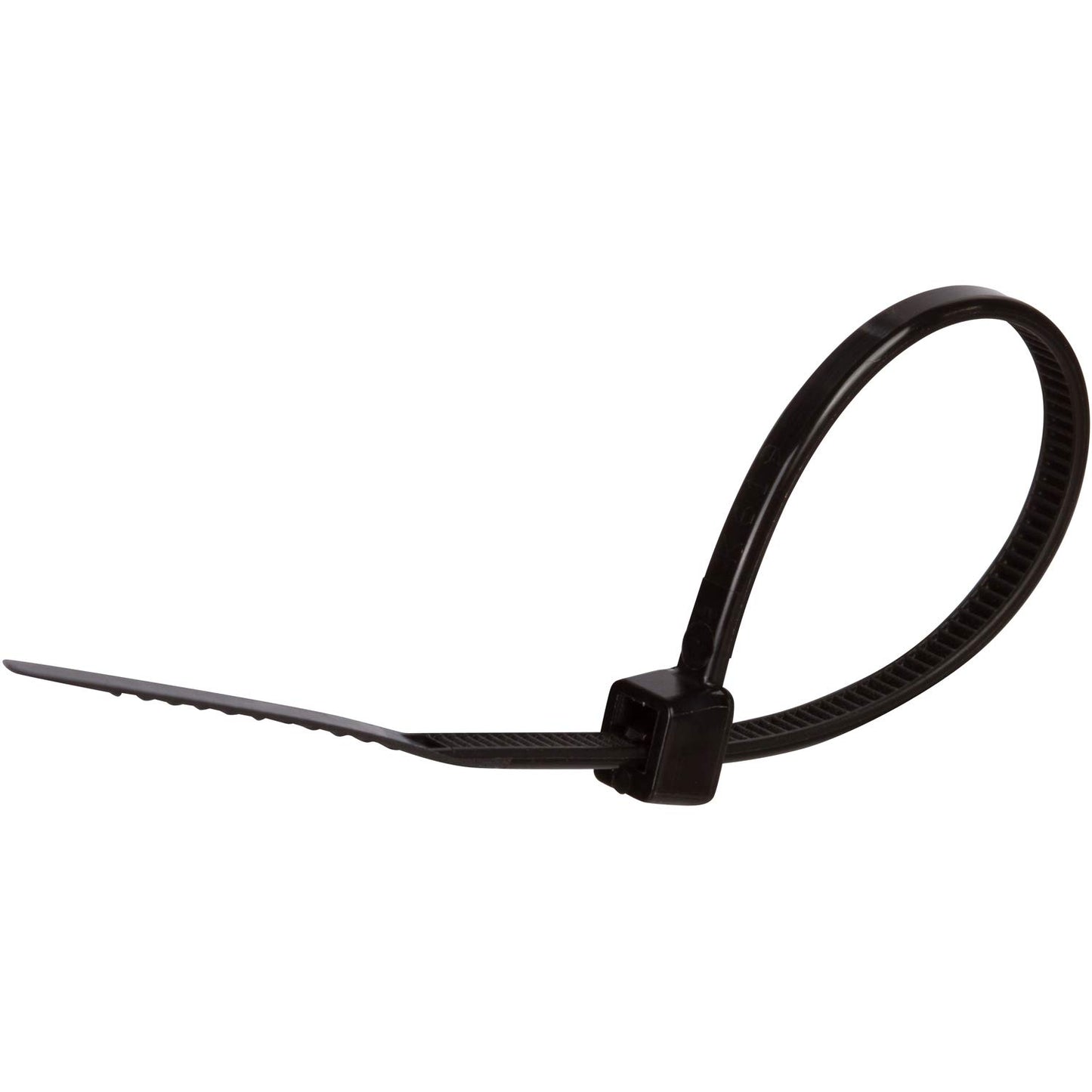 Morris Products Ultraviolet Black Nylon Cable Ties - 11-3/4 Inch Length -Heavy Duty, 40-Pound Tensile Strength - Cable Organization Applications - UV
