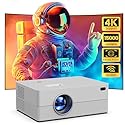 [Electric Focus] Mini Projector with WiFi and Bluetooth, Native 1080P Portable Projector Supported 4K, 15000L Outdoor Projector for Home Theater
