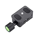 Mini Quick Release Plate with 1/4'' Screw, Cameras Quick mounting Stand Base Clip tripods Accessory for Photography Lovers