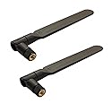 TECHTOO LTE Antenna 3G 4G Wide Band 700-2600Mhz GSM WiFi Antenna with SMA MALE Connector for CEP Router Hotspot Cellular Gateway Industrial IoT Router