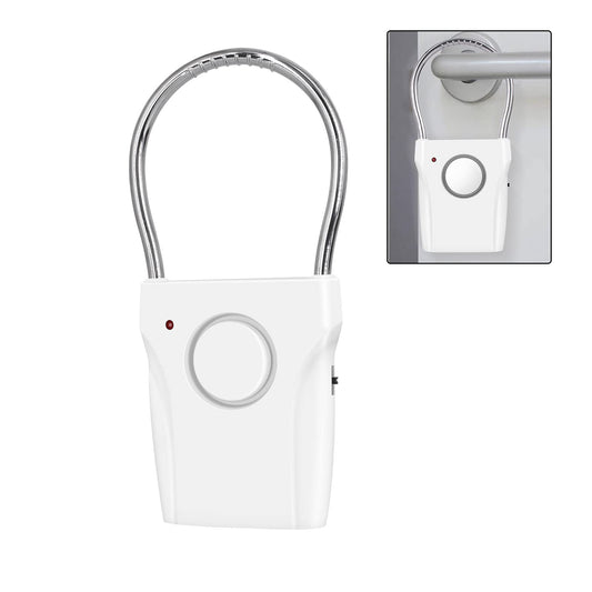 JIAN BOLAND Door Handle Alarm - Vibration-Activated Security Alert with 120DB Audible Alarm, Effective up to 500FT - Ideal for Travel, Hotels