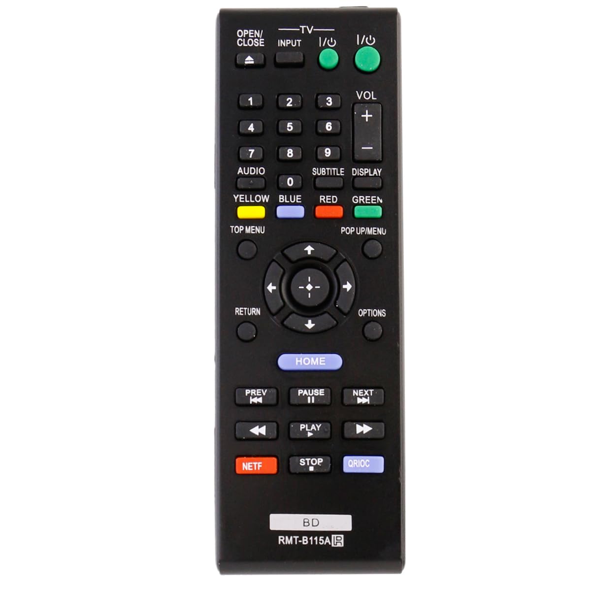 ZdalaMit RMT-B115A Replacement Remote Control fit for Sony Blu-Ray Disc DVD Player BDP-S480 BDP-S2100 BDP-S280 BDP-S580 BDP-S380