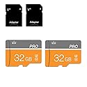 talebasic 32GB Micro Memory Card Class 10 Memory Card with Adapter Fast Speed TF Card for Tablet/Mobile Phone/Camera/Car Audio/Game Console(2 Pcs