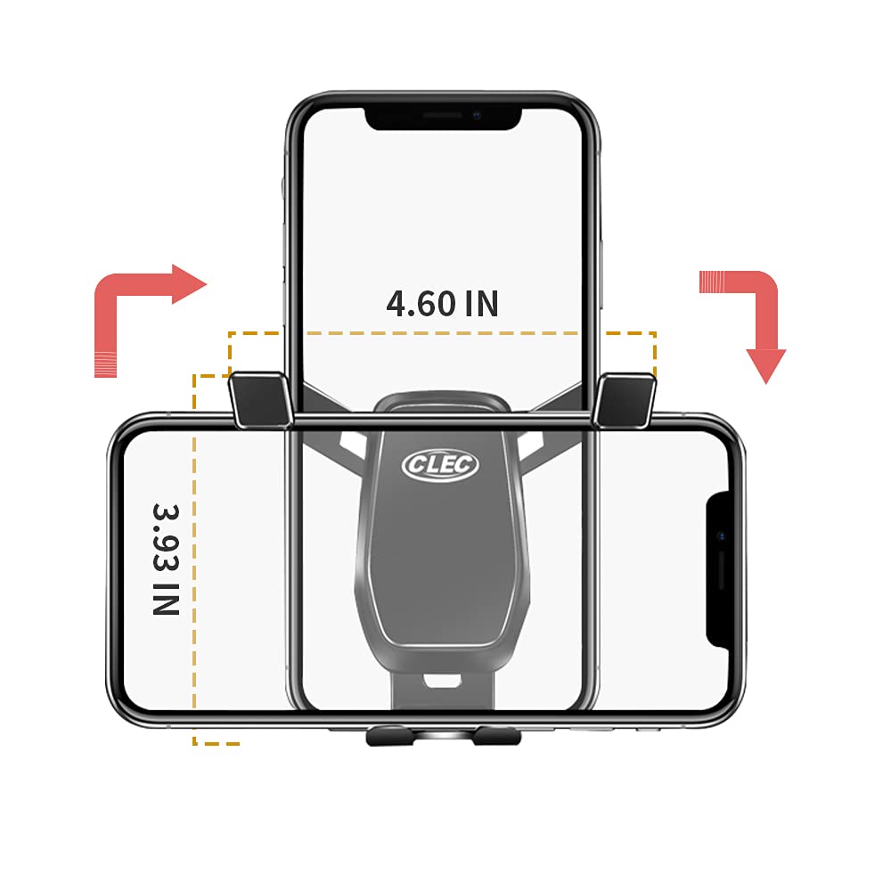 Being Up Car Phone Holder,Fit for BMW X5 2014-2018 X6 2015-2019,Adjustable Gravity for Air Vent Alloy Phone Holder Compatible with 4-7 Inches