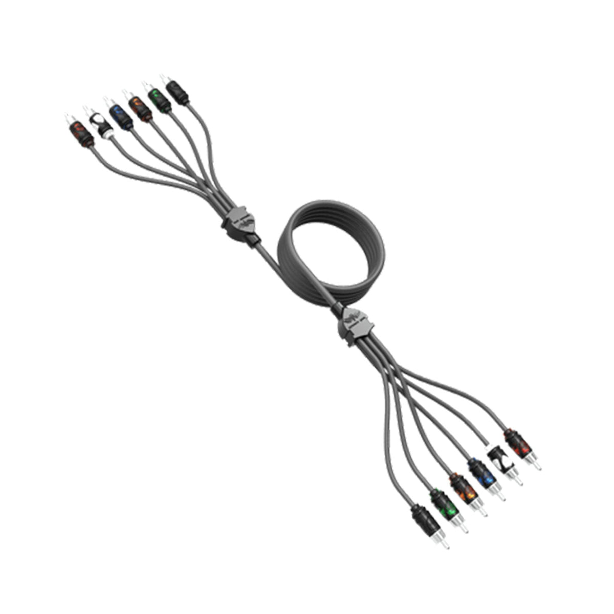 Wet Sounds WW-RCA-6CH-17FT 17 ft. 6-Channel Marine Audio RCA Cable