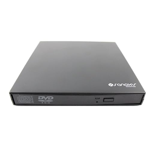 SANOXY USB 2.0 Slim External DVD ROM CD-RW Combo Drive Writer