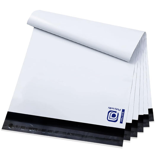 POLYSELLS 100 pack 9x12 Inch Poly Mailers Shipping Envelopes, Strong Adhesive Sealing, Waterproof, and Tear-resistant Postal Mailing Bags