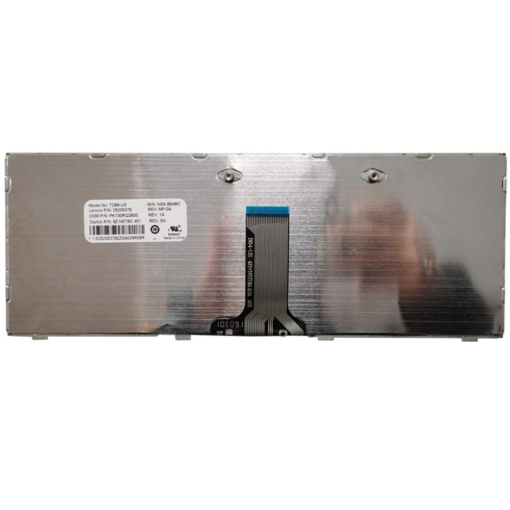 Laptop Replacement Keyboard Fit Lenovo IdeaPad Y400 Y400N Y410P Y430P US Layout No Backlight