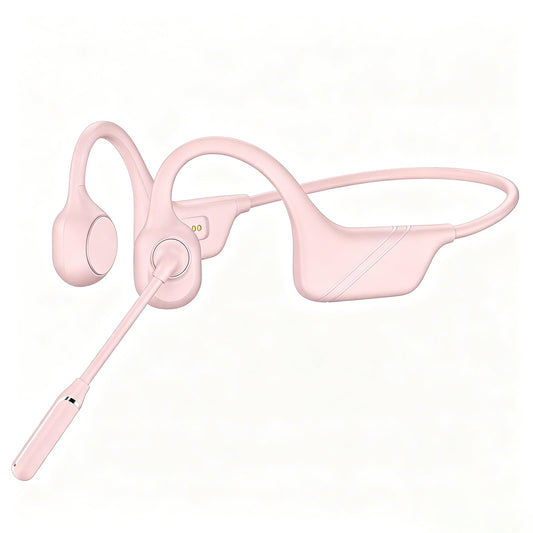 Open-Ear Headphones with Noise-Canceling Mic, Bone Conduction Headphones