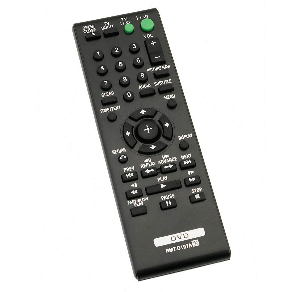 New DVD Player Remote RMT-D197A for Sony DVPSR210 DVPSR210P DVPSR510 DVPSR510H