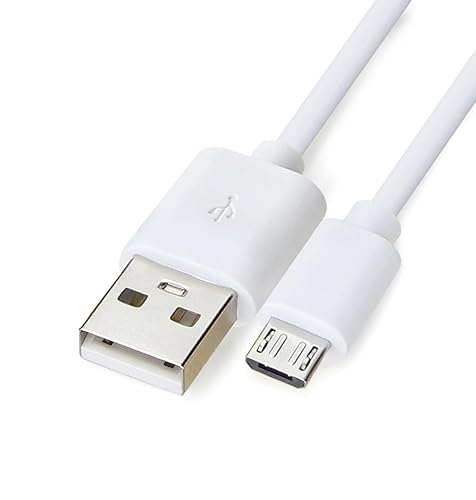 Micro-USB and USB-C 5ft Charging Cable Set - Compatible with All Kindle E-Readers (Old & New Paperwhite, Oasis, Scribe), Fire Tablets, and Samsung