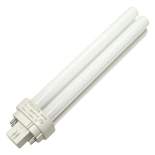 Philips Lighting 38337-2 - PL-C 26W/841/4P/ALTO - 26 Watt CFL Light Bulb - Compact Fluorescent - 4 Pin G24q-3 Base - 4100K -