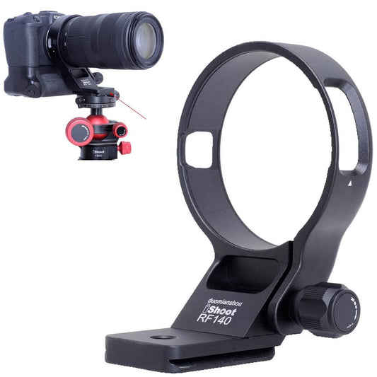iShoot Metal Tripod Mount Ring Lens Collar Compatible with Canon RF 100-400mm f/5.6-8 is USM, Lens Support Holder Bracket Bottom is Arca-Swiss Fit