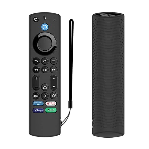 Voice Remote Cover, Silicone Remote Case Compatible with Insignia Firetv Omni Series or TV 4-Series, Lightweight Anti Slip Shockproof Remote Cover