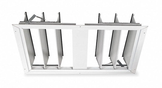 Dayton 24" Whole House Fan Economy Ceiling Truss Shutter/Ceiling Shutter, 24" x 30" Opening Required