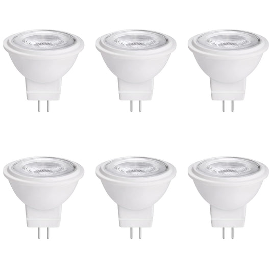 Makergroup MR11 Gu4.0 Bi-pin LED Light Bulb 3W 12VAC/DC Low Voltage LED Spotlights Warm White 2700K-3000K for Outdoor Landscape Lighting and Indoor