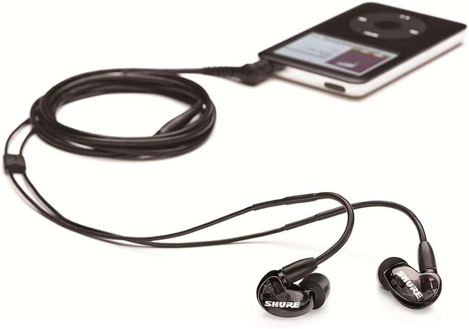 Shure SE215 PRO Sound Isolating Wired Earbuds - Black