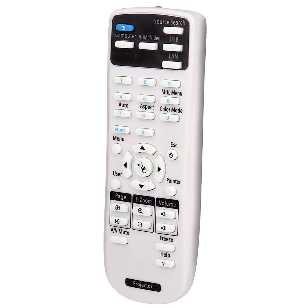 Replacement Projector Remote Control for Epson Home Cinema 710HD Home Cinema 707 H673B H673C H674A H674B