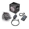 Zoom APH-5 Accessory Pack for H5 Portable Recorder, Includes Remote Control with Extension Cable, USB AC Adapter, and Hairy Windscreen