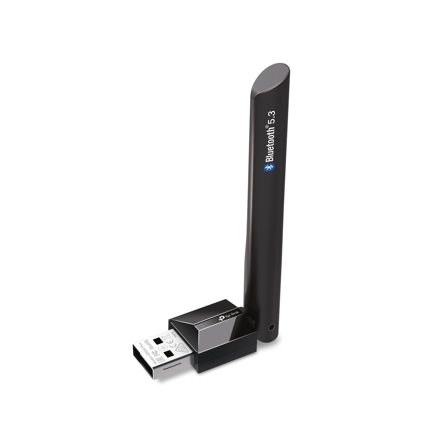 TP-Link USB Bluetooth Adapter for PC, Bluetooth 5.3 Long Range Receiver, Plug and Play, Adjustable Antenna, Supports Windows 11/10/8.1/7 for Desktop
