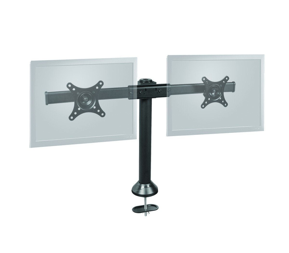 SIIG Accessory CE-MT1712-S2 Side-by-Side Dual Monitor Desk Stand 13inch to 27inch Retail,Black